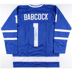 Mike Babcock Signed Maple Leafs Jersey (Beckett COA)