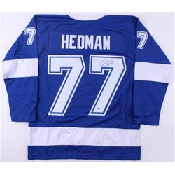 Victor Hedman Signed Lightning Jersey (Beckett COA)