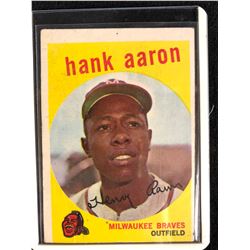 1959 Topps Set Break #380 - Hank Aaron