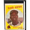 Image 1 : 1959 Topps Set Break #380 - Hank Aaron