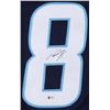 Image 2 : Jacob Trouba Signed Jets Jersey (Beckett COA)