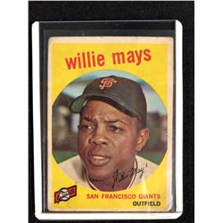 1959 Topps Baseball #50 Willie Mays