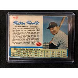1962 Post Cereal Mickey Mantle #5 EX