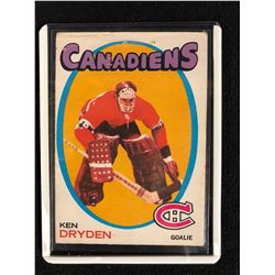 1971-72 O-PEE-CHEE #45 KEN DRYDEN ROOKIE CARD