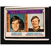 Image 1 : TOPPS 1973-74 ASSIST LEADERS BOBBY ORR / DENNIS HEXTALL CARD #2