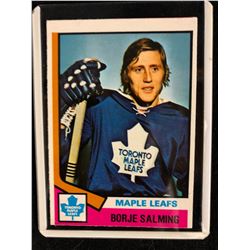 1974 O-Pee-Chee Hockey Borje Salming ROOKIE CARD