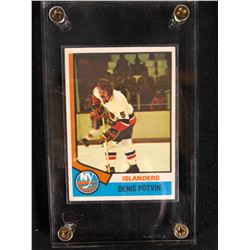 1974-75 O-Pee-Chee #195 Denis Potvin ROOKIE CARD