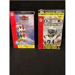 2007 FLEER ULTRA FOOTBALL CARD BOX & 2007 TOPPS TOTAL FOOTBALL CARDS BONUS BOX