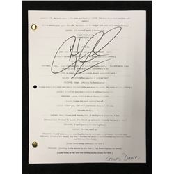 AUTOGRAPHED TV SHOW DRAFT (PARTIAL SCRIPT)