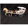 Image 1 : VINTAGE METAL HORSE & CARRIAGE