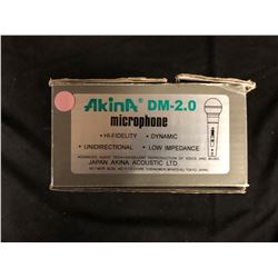AKINA DM-2.0 MICROPHONE W/ BOX (HI-FIDELITY, DYNAMIC, UNDIRECTIONAL, LOW IMPEDENCE)