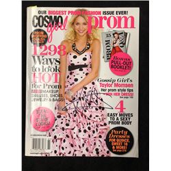 TAYLOR MOMSEN AUTOGRAPHED COSMO MAGAZINE