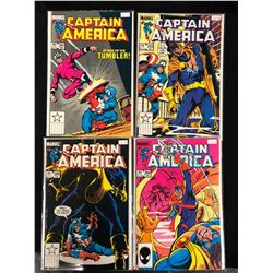 CAPTAIN AMERICA COMIC BOOK LOT (MARVEL COMICS) #291, #293, #296, #294