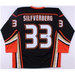 Jakob Silfverberg Signed Ducks Jersey (Beckett COA)