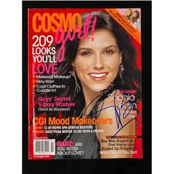 SOPHIA BUSH AUTOGRAPHED COSMO MAGAZINE