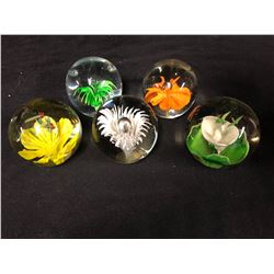 DECORATIVE PAPER WEIGHTS LOT