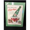 Image 1 : 1940'S CANADA DRY MATTED ADVERTISING PRINT (12" X 16")