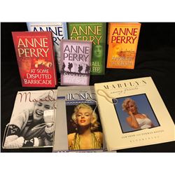 ANNE PERRY & MARILYN MONROE BOOK LOT