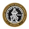 Image 2 : .999 Silver Aladdin Resort Casino $10 Limited Edition Casino Gaming Token