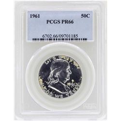1961 Franklin Half Dollar Coin NGC PR66