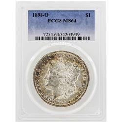 1898-O $1 Morgan Silver Dollar Coin PCGS MS64