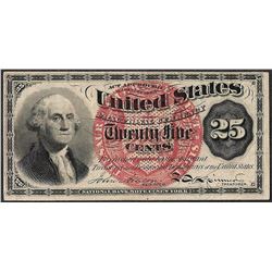 March 3, 1863 Twenty-Five Cent 4th Issue Fractional Note