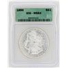 Image 1 : 1890 $1 Morgan Silver Dollar Coin ICG MS64