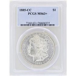 1885-CC $1 Morgan Silver Dollar Coin PCGS MS63+