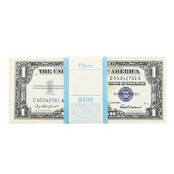 Pack of (100) Consecutive 1957 $1 Silver Certificate Notes