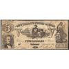 Image 1 : 1861 $5 Confederate States of America Note