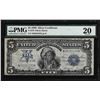 Image 1 : 1899 $5 Chief Silver Certificate Note Fr.279 PMG Very Fine 20