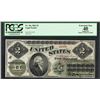 Image 1 : 1862 $2 Legal Tender Note Fr.41a PCGS Extremely Fine 40 Apparent