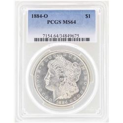 1884-O $1 Morgan Silver Dollar Coin PCGS MS64