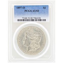 1897-O $1 Morgan Silver Dollar Coin PCGS AU53
