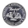 Image 1 : .999 Silver Flaming Hilton Laughlin, NV $7 Limited Edition Casino Gaming Token