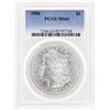 Image 1 : 1886 $1 Morgan Silver Dollar Coin PCGS MS63
