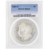 Image 1 : 1881-S $1 Morgan Silver Dollar Coin PCGS MS64