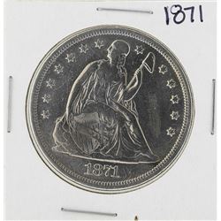 1871 Liberty Seated Silver Dollar Coin