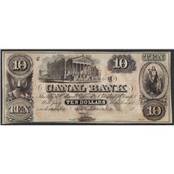 1800's $10 Canal Bank New Orleans Obsolete Note