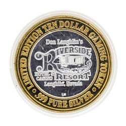 .999 Silver Riverside Resort Hotel & Casino $10 Limited Edition Gaming Token