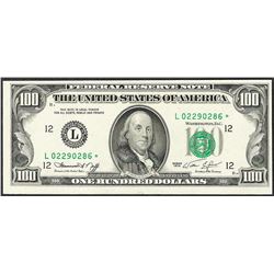 1974 $100 Federal Reserve STAR Note