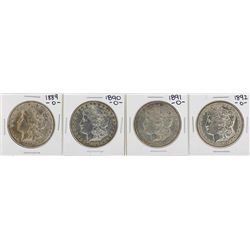 Lot of 1889-O to 1892-O $1 Morgan Silver Dollar Coins