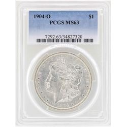 1904-O $1 Morgan Silver Dollar Coin PCGS MS63