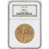 Image 1 : 1922 $20 St. Gaudens Double Eagle Gold Coin NGC MS62