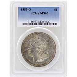 1883-O $1 Morgan Silver Dollar Coin PCGS MS63