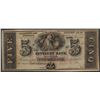 Image 1 : 1800's $5 Citizens Bank of Louisiana Obsolete Note