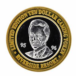 .999 Silver Riverside Resort Hotel & Casino $10 Casino Limited Edition Gaming To