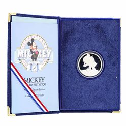 1988 Rarities Mint .999 Fine Silver 1 oz. Mickey Mouse Limited Edition Coin