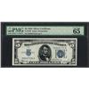 Image 1 : 1934 $5 Silver Certificate Note Fr.1650 PMG Gem Uncirculated 65EPQ