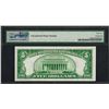 Image 2 : 1934 $5 Silver Certificate Note Fr.1650 PMG Gem Uncirculated 65EPQ